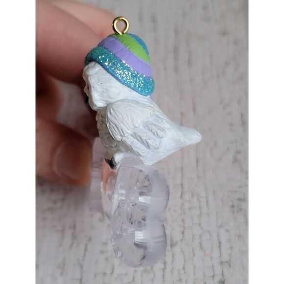 Hallmark cool decade owl 2008 ornament Xmas glitter - Picture 3 of 5